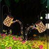 LQWELL LED Solarleuchte Solar Gießkanne mit Wasserfall Lichterkette Lampe, Jahrgang Solar Lanterne Garten Lampe, Warmweiß, für Hof, Path Rasen, Wege, Terrasse, Yard Deko Bild 4