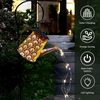 LQWELL LED Solarleuchte Solar Gießkanne mit Wasserfall Lichterkette Lampe, Jahrgang Solar Lanterne Garten Lampe, Warmweiß, für Hof, Path Rasen, Wege, Terrasse, Yard Deko Bild 2