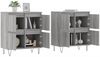 vidaXL Sideboards 2 Stk. Grau Sonoma Holzwerkstoff 3190179 Bild 3