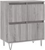 vidaXL Sideboards 2 Stk. Grau Sonoma Holzwerkstoff 3190179 Bild 5