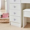 Schminktisch mit LED-Lichtern, Hocker, Spiegel, 6 Bild 5