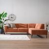 Bronx71 Ecksofa Kansas Stoff terracotta rechts Bild 4
