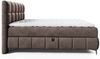 Boxspringbett Schlafzimmerbett SOPHIE 100x200cm Stoff Salvador Schokobraun Bild 3
