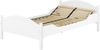 Einzelbett Kiefer weiß 120x200 Bettrahmen Singlebett Zubehör wählbar V-60.30W-12Federholzrahmen und Matratze inkl. Bild 3