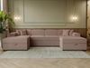 Wohnlandschaft Sokoz U Boucle (Farbe: Coral 45) Bild 3