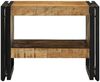 vidaXL Couchtisch 50x50x38 cm Raues Massivholz Mango 4102712 Bild 4