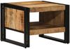 vidaXL Couchtisch 50x50x38 cm Raues Massivholz Mango 4102712 Bild 2