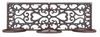 Blumentopfhalter 3er Gusseisen Antik-Braun Pflanzenhalter Wandtopfhalter Bild 5