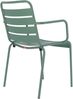 Stapelsessel Mya Metal aus Aluminium, Salbei Bild 3