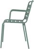 Stapelsessel Mya Metal aus Aluminium, Salbei Bild 2