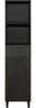 vidaXL Badschrank Schwarz 38x33x160 cm Massivholz Mango 356841 Bild 3