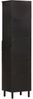 vidaXL Badschrank Schwarz 38x33x160 cm Massivholz Mango 356841 Bild 5