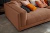 KAWOLA Big Sofa RAINA Cord rost 85 x 150 x 254 cm Bild 4
