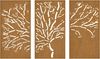 DESIGN IN 3-tlg. Garten-Wanddeko 105x55 cm Cortenstahl Baum-Design Bild 5