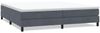 vidaXL Boxspringbett ohne Matratze Dunkelgrau 200x220 cm Samt 3315892 Bild 2