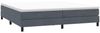vidaXL Boxspringbett ohne Matratze Dunkelgrau 200x220 cm Samt 3315892 Bild 3