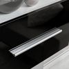 vidaXL 5-tlg. Wohnwand TV-Schrank mit LED-Beleuchtung Schwarz Bild 5