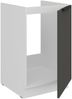 Küchen Spülenunterschrank 50 cm Küche ARIA Graphite ultra matt + Weiss matt, hochwertige Fronten mit Anti Fingerprint Beschichtung Küchenzeile Küchenblock Bild 3