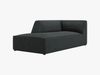 Micadoni Recamiere Ruby 1-Sitzer Links Kord Scala Schwarz Bild 2