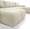 AX LIVING Ecksofa Beige Schlaffunktion Hosio 359cm U-Form Sofa mit Stil und Komfort Bild 4