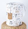 Loolay Bettnestchen HASE Beige Bettumrandung 420, 360, 210, 180 x 30cm Baumwolle BABYNEST, (Babybett Bettschutzgitter Umrandung Baby Kopfschutz, Premium Babyausstattung Ostern GESCHENK), LOOLAY® - 100% Europäische Stoffe und Kleinserien-Nähen! Bild 4
