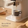 Cosumy Cappuccinotasse Espressotassen mit Untertassen 4er Set - 90 ml Keramik Blau, 8-tlg, Keramik, Warm Bild 4