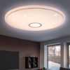 LED Deckenlampe, Metall, weiß, Fernbedienung, CCT, dimmbar Bild 2
