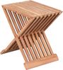 deVries Beistelltisch/Hocker "WOODIE" aus Teakholz klappbar Größe 41 x 33 x 45 cm Bild 4
