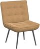 vidaXL Relaxsessel mit Hocker Braun Samt 4012334 Bild 5
