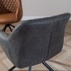 Bronx71 Esszimmerstuhl Leder Dex 180° drehbar Anthrazit Bild 5