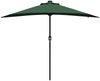 Garten-Sonnenschirm, Terrassenschirm Grün 294 x 150 x 223 cm Polyester und Stahl Bild 5