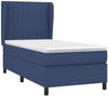 vidaXL Boxspringbett mit Matratze Blau 90x190 cm Stoff 3128091 Bild 3