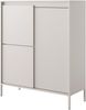 AX LIVING Trentinis 3T Highboard modern Beige, 103,5 cm, geriffeltes Bild 3