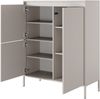 AX LIVING Trentinis 3T Highboard modern Beige, 103,5 cm, geriffeltes Bild 5