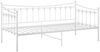 Schlafsofa Bettgestell Weiß Metall 90x200 cm [324756] Bild 5
