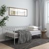 Schlafsofa Bettgestell Weiß Metall 90x200 cm [324756] Bild 3