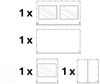 3x6 m Faltpavillon, ECONOMY Stahl 30mm, Seitenteil mit Panoramafenster, weiß Bild 3