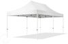 3x6 m Faltpavillon, ECONOMY Stahl 30mm, Seitenteil mit Panoramafenster, weiß Bild 2