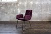 KAWOLA Stuhl NEW CHARME Esszimmersessel Velvet purple 87 x 66 x 59 cm Bild 2