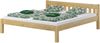 Doppelbett Ehebett 180x200 Kiefer natur Massivholzbett Rollroste Matratze 60.38-18 M Bild 3