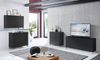 Kommode >Redditch< in Anthrazit aus Metall - 80x95x41cm (BxHxT) Bild 5