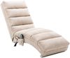 LVHOM Relaxsessel Sackleinen Massage-Liege INDOOR PREMIUM, Ergonomische Fernbedienungs-Steuerung, 5 sanfte Massageprogramme, Elektrischer Massagesessel Bild 2