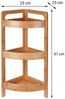 Bathroom Solutions Badregal mit 3 Böden Bambus 445848 Bild 2