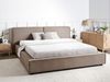 Wasserbett Stoff LINARDS 180 x 200 cm Taupe Bild 3