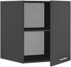 Aufsatzschrank >Laundreezy< in Anthrazit, Holzwerkstoff - 68x76x68cm (BxHxT) Bild 4
