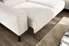 KAWOLA Sofa DELIA Ecksofa Feincord weiß mit motorischem Sitzvorzug Recamiere rechts 74 x 219 x 276 cm Bild 2