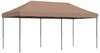 vidaXL Pop-Up Partyzelt, faltbar, Stahl / PE, Braun, ohne Seitenteile, 315 x 580 x 292 cm Bild 2