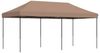 vidaXL Pop-Up Partyzelt, faltbar, Stahl / PE, Braun, ohne Seitenteile, 315 x 580 x 292 cm Bild 4