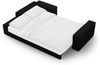 Micadoni Schlaf-Ecksofa Jodie 3-Sitzer Links Boucle Schwarz Bild 5