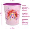 itenga Papierkorb itenga Papierkorb für Kinder - Motiv Regenbogen - RAINBOW DREAMS - ca. Bild 2